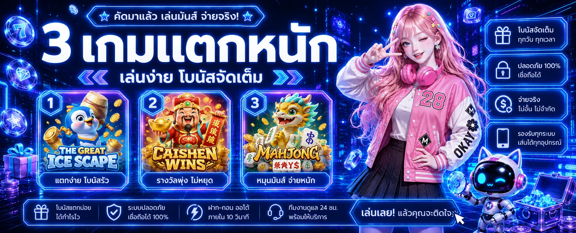 สล็อตออนไลน์ Winsure รวมเกมสล็อตเว็บตรงจากค่ายดังทั่วโลก